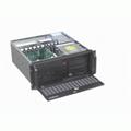 GHI-403ATXR, 2xUSB front, black 4U black chassis, for ATX MB